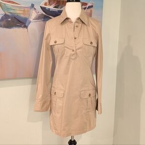 Old Navy khaki shirt dress